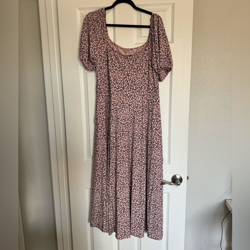 Boden Square Neck Jersey Maxi Dress